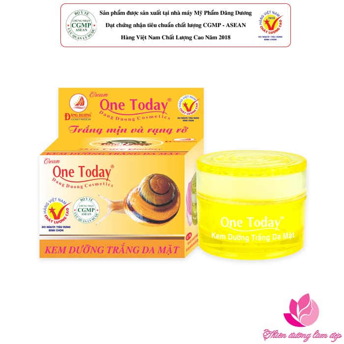 [HCM]Kem dưỡng trắng da mặt ONE TODAY - 9g