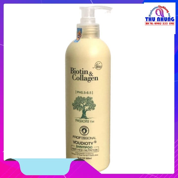 [HCM]DẦU GỘI BIOTIN COLLAGEN PHỤC HỒI CHỐNG RỤNG TÓC 500ML