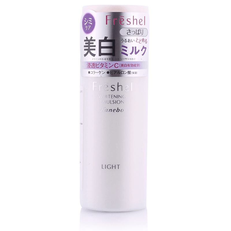 Sữa dưỡng ẩm làm trắng Kanebo Freshel Whitening Emulsion 130ml - Nhật Bản
