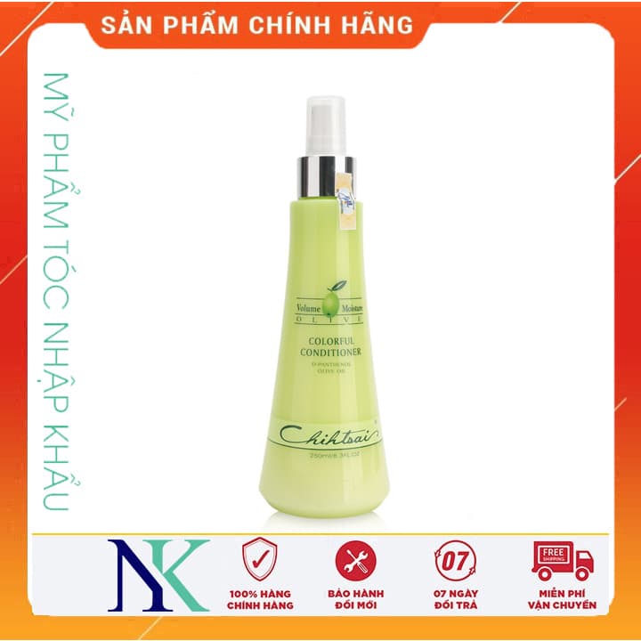 [HCM]Xịt Dưỡng Tóc Chihtsai Olive Colorful 250Ml