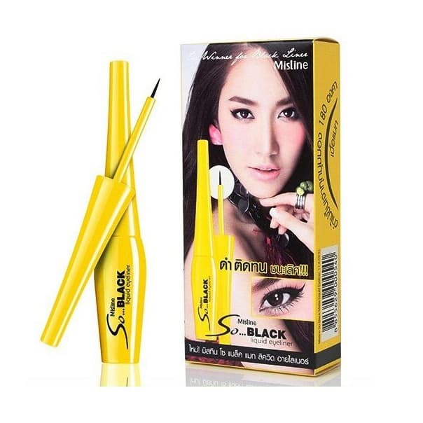 Bút kẻ mắt nước Mistine So Black Liquid Eyeliner Thái Lan 4.5g