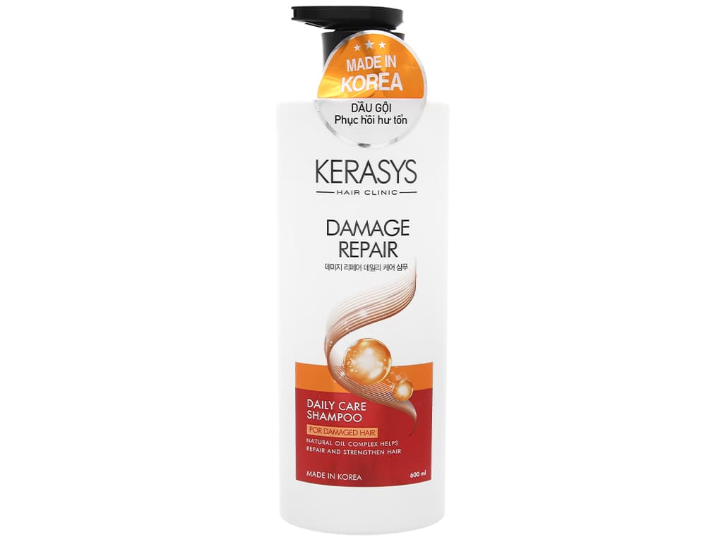 Dầu Gội Cao Cấp Kerasys Phục Hồi Hư Tổn 600ml Hàn Quốc