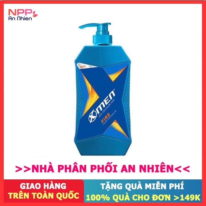 Sữa Tắm Nước hoa X Men Fire 650g- NPP AN NHIÊN