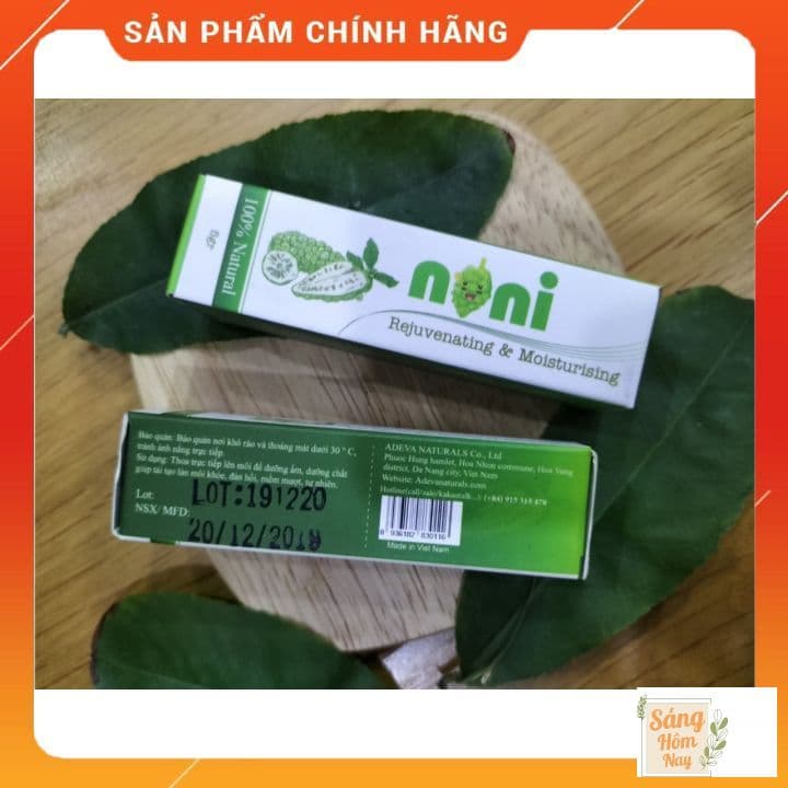[HCM]Son dưỡng môi trái nhàu - dưỡng môi mềm căng mọng an toàn - Adeva Noni