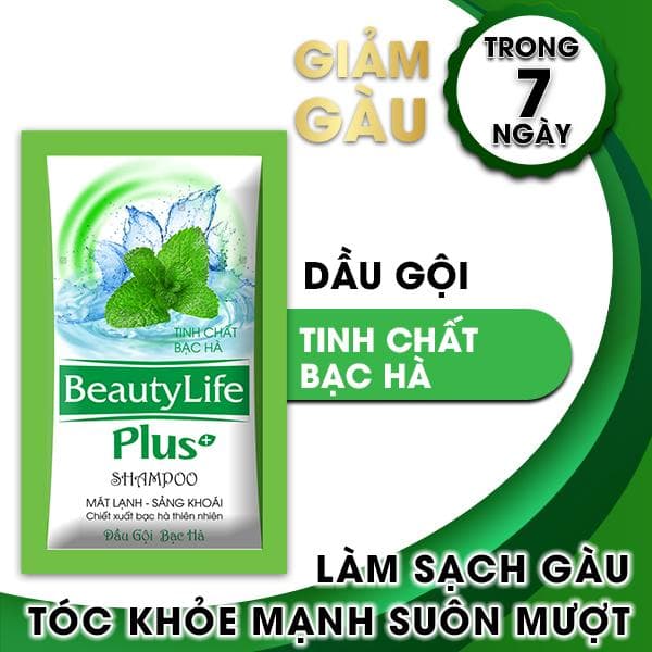 [HCM]Dầu gội bạc hà Beauty Life 10 gói x 5g ( 3 Dây)