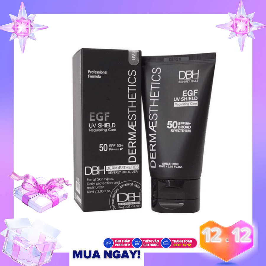 Kem Chống Nắng Dbh Egf Uv Shield Spf50 Pa+++ (60Ml)