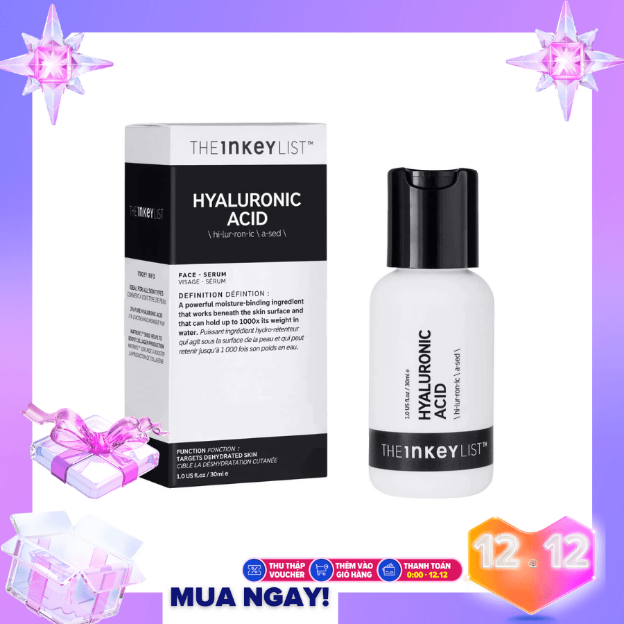 Serum Cấp Ẩm Hyaluronic Acid The Inkey List