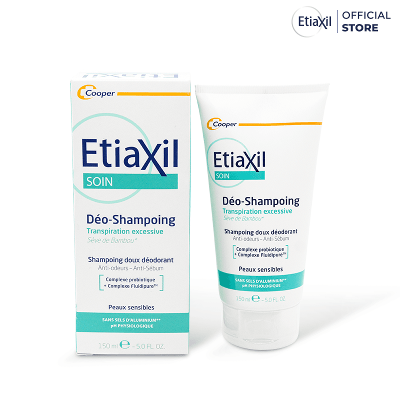 [HCM] Dầu Gội Etiaxil Giảm Mùi & Kiềm Dầu Da Đầu 150ML (Etiaxil Deo-Shampoing)