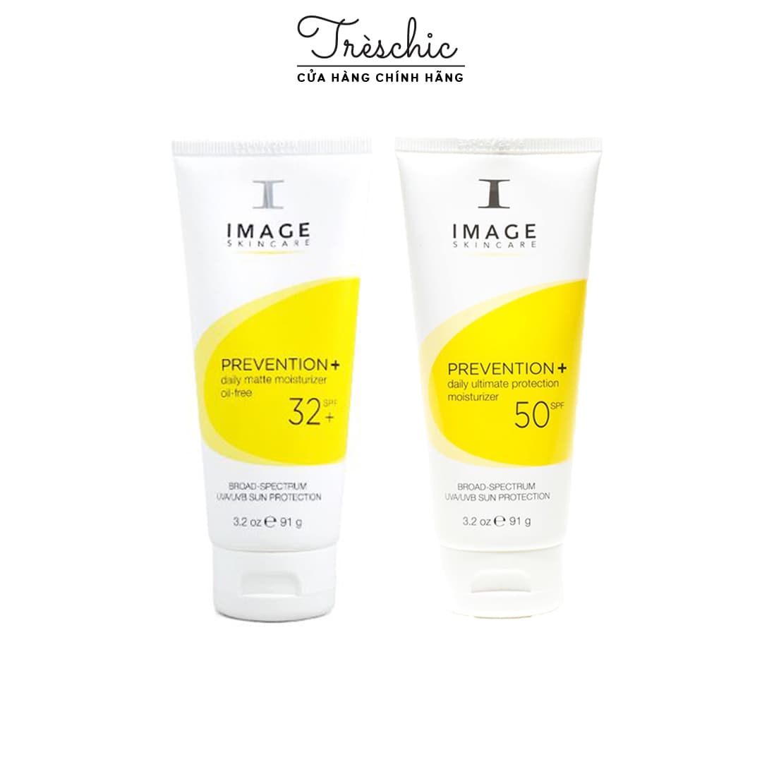 Kem Chống Nắng Image SPF 32+ Dành Cho Da Dầu Mụn và SPF 50+ Dành Cho Da Hỗn Hợp 91g