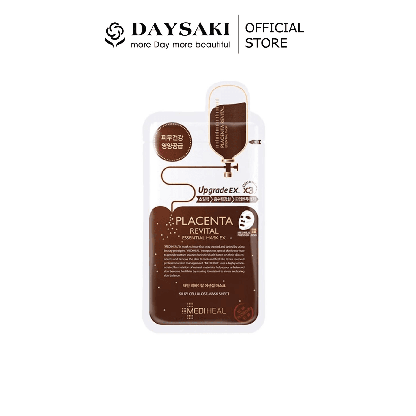 [HCM]Mediheal Mặt Nạ Dưỡng Da Nhau Thai Cừu Placenta Revital Essential Mask EX.(PL)