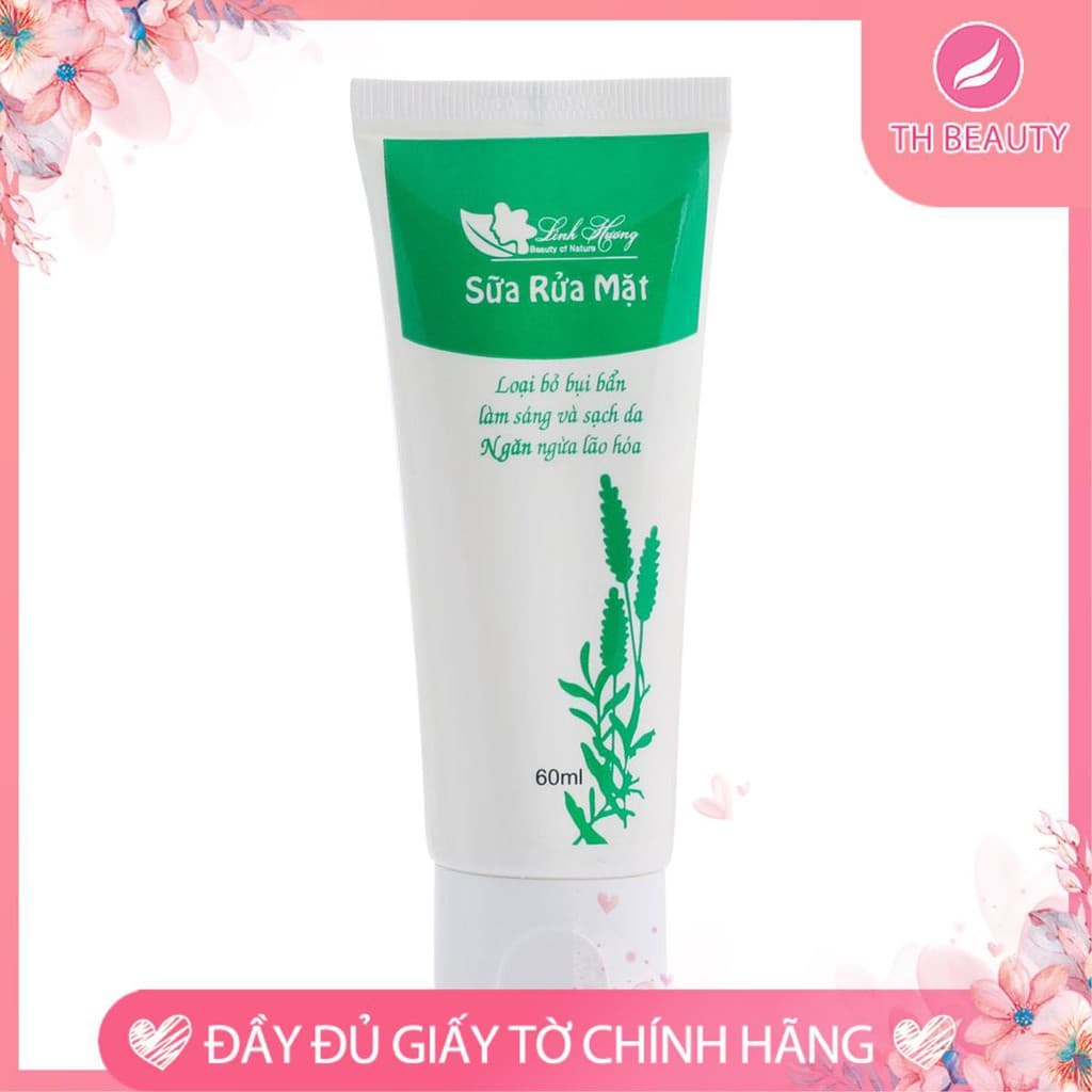 [HCM][Chính hãng] Sữa rửa mặt dưỡng da Linh Hương làm sạch sâu