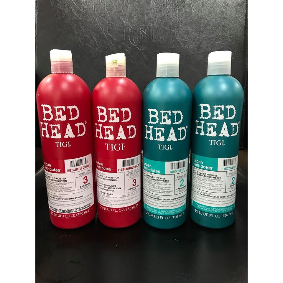 CẶP DẦU GỘI XẢ PHỤC HỒI TÓC HƯ TỔN TIGI BED HEAD 750ML X2