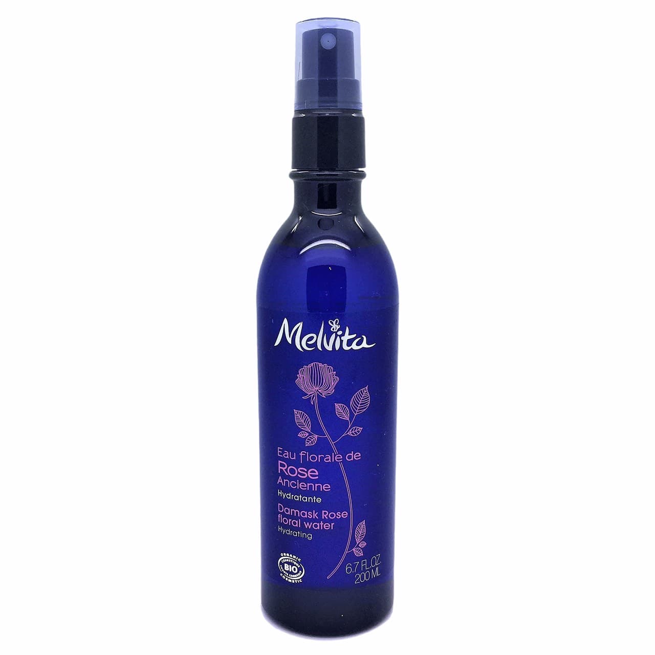 Toner kiêm xịt khoáng Melvita Rose 200ml siêu cấp nước cho da - Bill Pháp