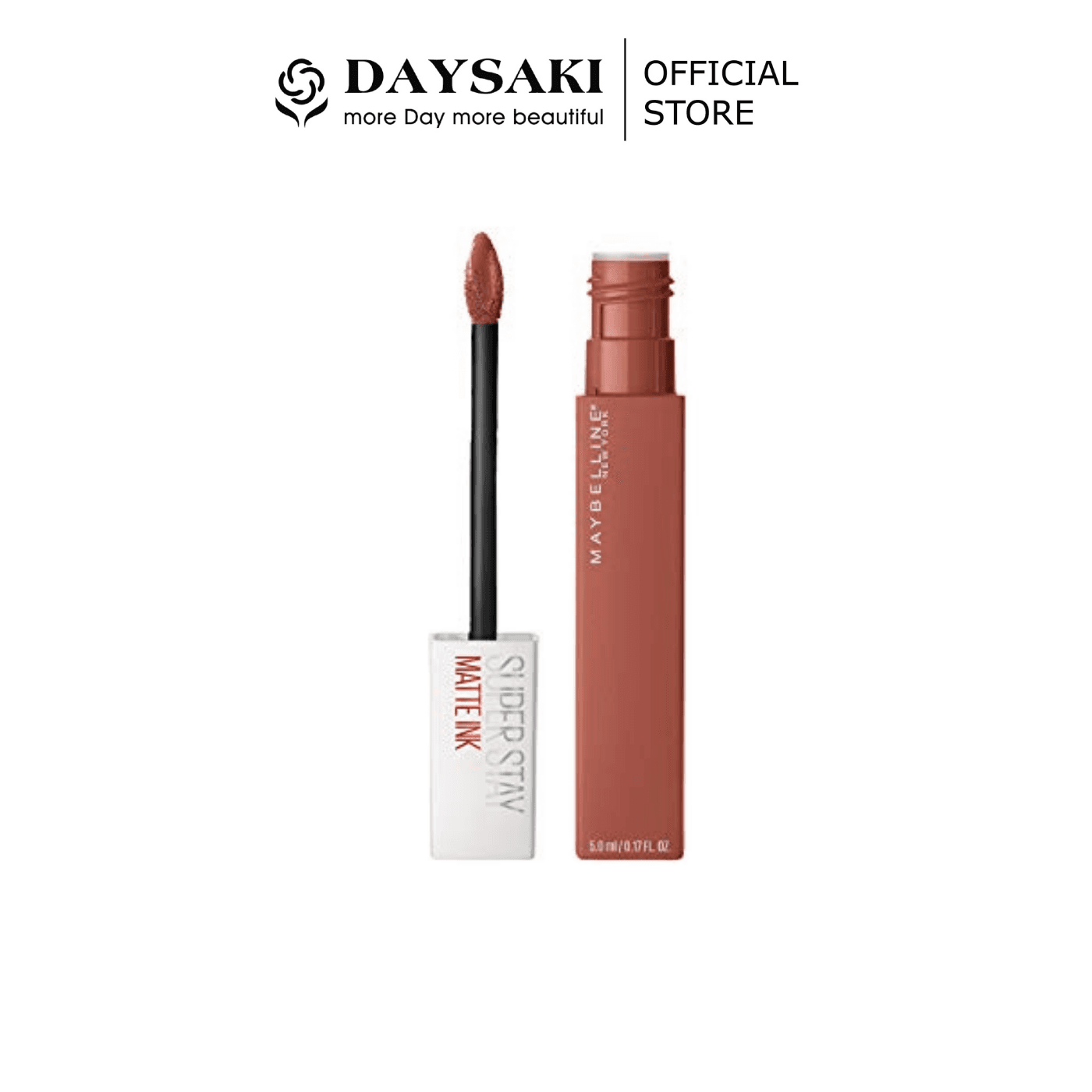 [HCM]Maybelline Son Kem Lì 16h Lâu Trôi Super Stay Matte Ink Lipstick- 70 Nâu Tây Amazonian 5ml