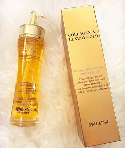 Tình chất dưỡng da vàng 24k 3w Collagen Luxury Gold Clinic Hàn Quốc 150ml