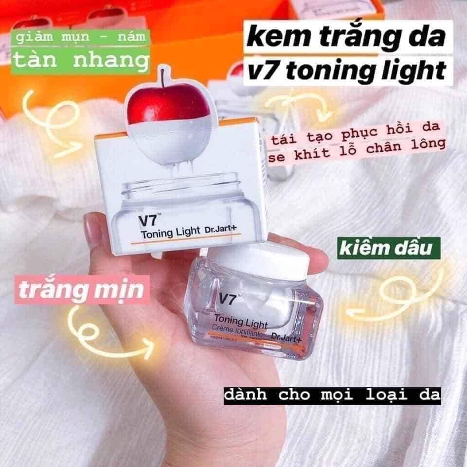 Kem dưỡng trắng da V7 toning light hộp mini 15ml