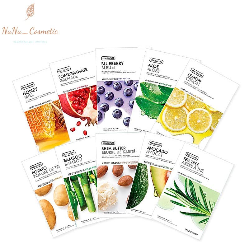 [HCM]Mặt nạ giấy THE FACESHOP REAL NATURE