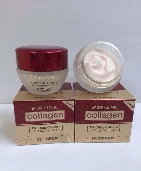 [HCM]Kem dưỡng trắng vùng mắt làm mờ thâm quầng mắt 3W Clinic collagen - HX037