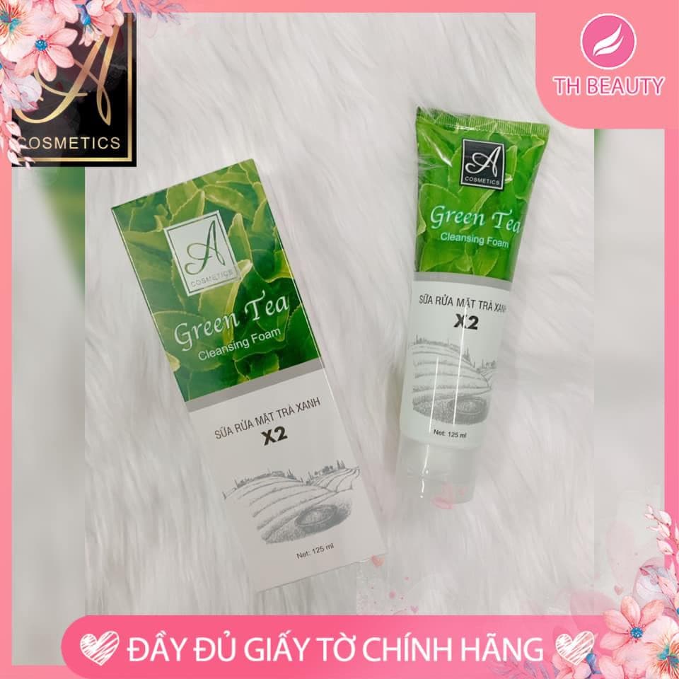 [Chính hãng] Sữa rửa mặt trà xanh X2 Acosmetic