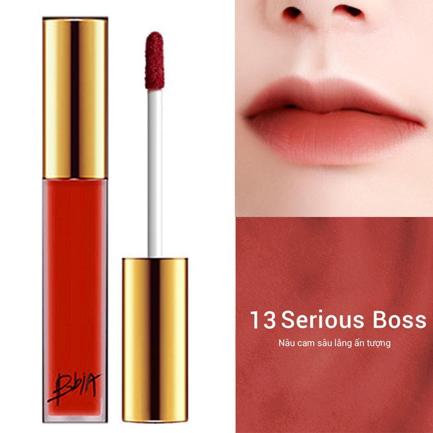 Son kem Bbia Last Velvet Lip Tint Hàn Quốc 5ml  (#13 - Serious Boss)