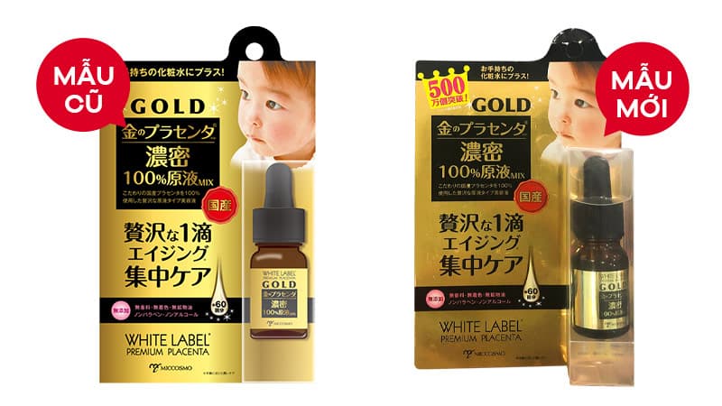 [HCM]Tinh chất dưỡng trắng trị nám White Label Premium Placenta Gold Essence 10ml