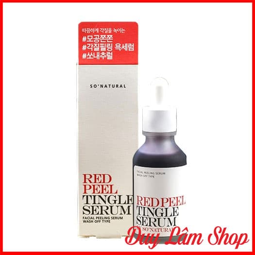 Serum tái tạo Red Peel Tingle Serum So natural – Hàn quốc