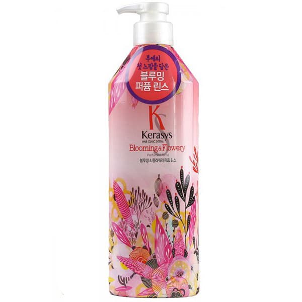 Dầu xả nước hoa cây tuyết tùng Kerasys Bloming Hàn Quốc 600ml