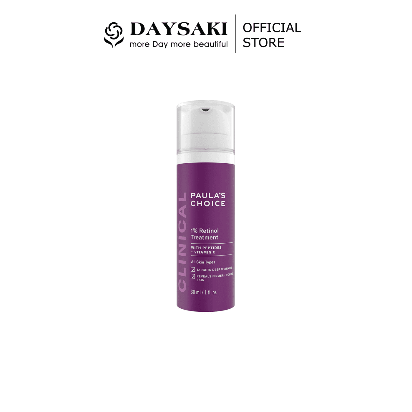 [HCM]Paulas Choice Tinh Chất Cấp Ẩm Và Chống Lão Hoá Độc Đáo Clinical 1% Retinol Treatment 30ml