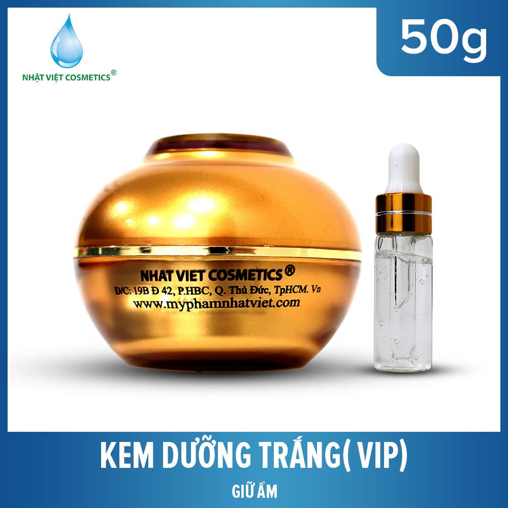 [50g] Kem dưỡng trắng da - giữ ẩm VIP NGỌC TRAI ĐEN - Mỹ phẩm Hà Linh