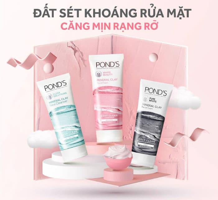 [HCM]Sữa Rửa Mặt Pond Khoáng Đất Sét 40ML