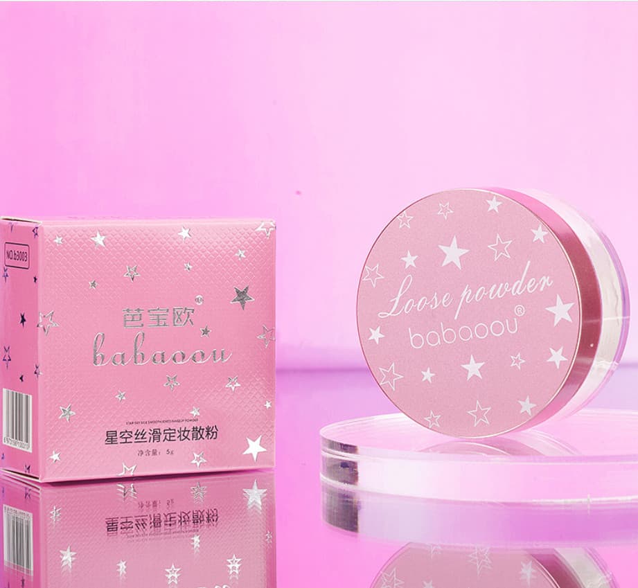 🌼 Phấn Phủ Trang Điểm Dạng Bột HỒNG LẤP LÁNH B3003 makeup powder kiềm dầu che khuyết điểm lâu trôi mềm mịn tự nhiên kiềm dầu nội địa chính hãng sỉ rẻ