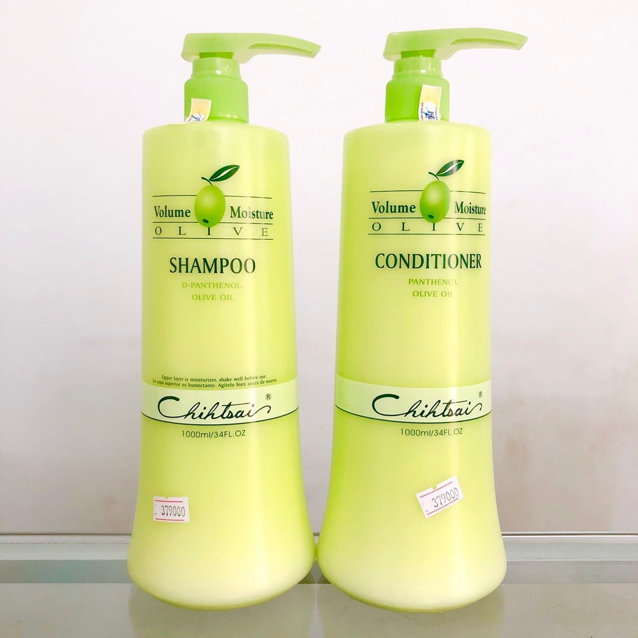 Dầu gội xả siêu mượt Chihtsai Olive 1000mlx2