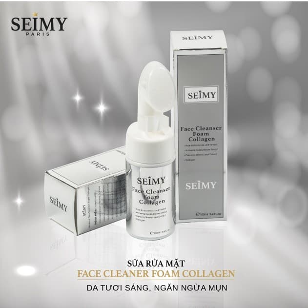 Sữa rửa mặt seimy Face cleanser collagen 100ml