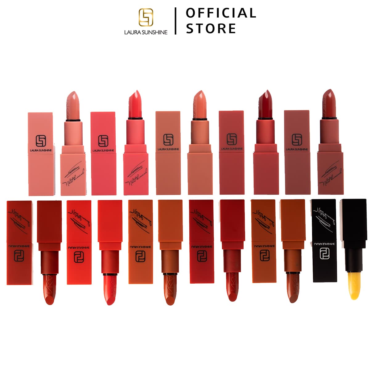 [HCM]Son Lì Laura Sunshine Lipstick Siêu Mềm Mịn