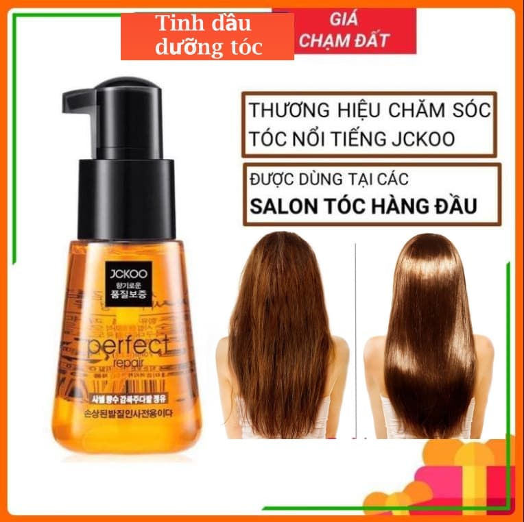 [HCM]Tinh dầu dưỡng tóc uốn dưỡng tóc khô xơ tóc nhuộm Jckoo giúp giữ nếp tạo nếp tóc mềm mượt phục hồi hư tổn
