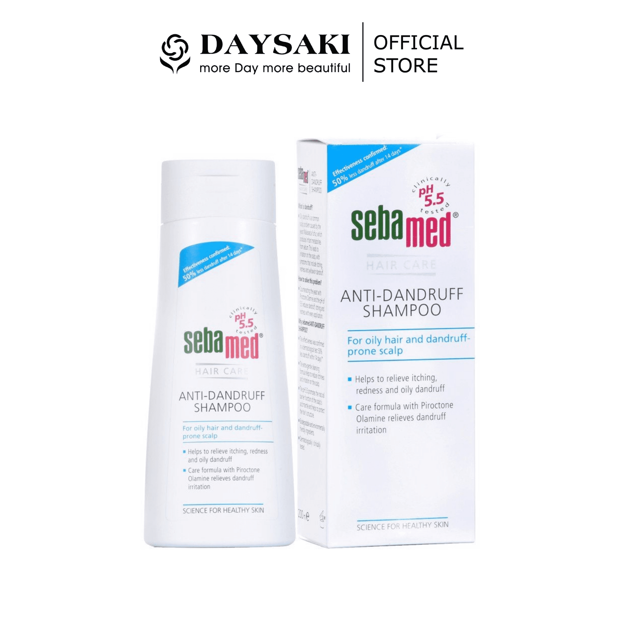 Sebamed  Dầu Gội Làm Sạch Gàu Anti-Dandruff Shampoo PH 5.5 200ml