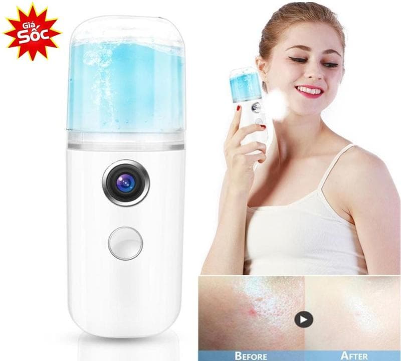 Máy phun Sương Nano Mini Máy xịt khoáng nano mini Dưỡng DA Tạo độ ẩm cho da