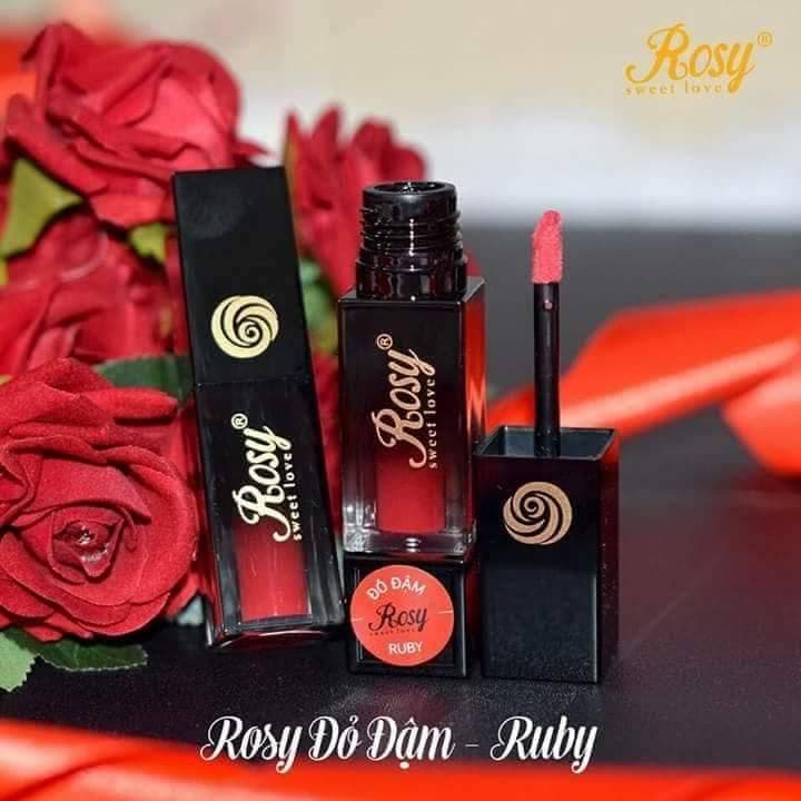 [HCM]GIÁ SĨ - SON KEM LÌ 6 MÀU CAO CẤP ROSY 2019 - TẶNG KÈM PHIẾU BẢO HÀNH
