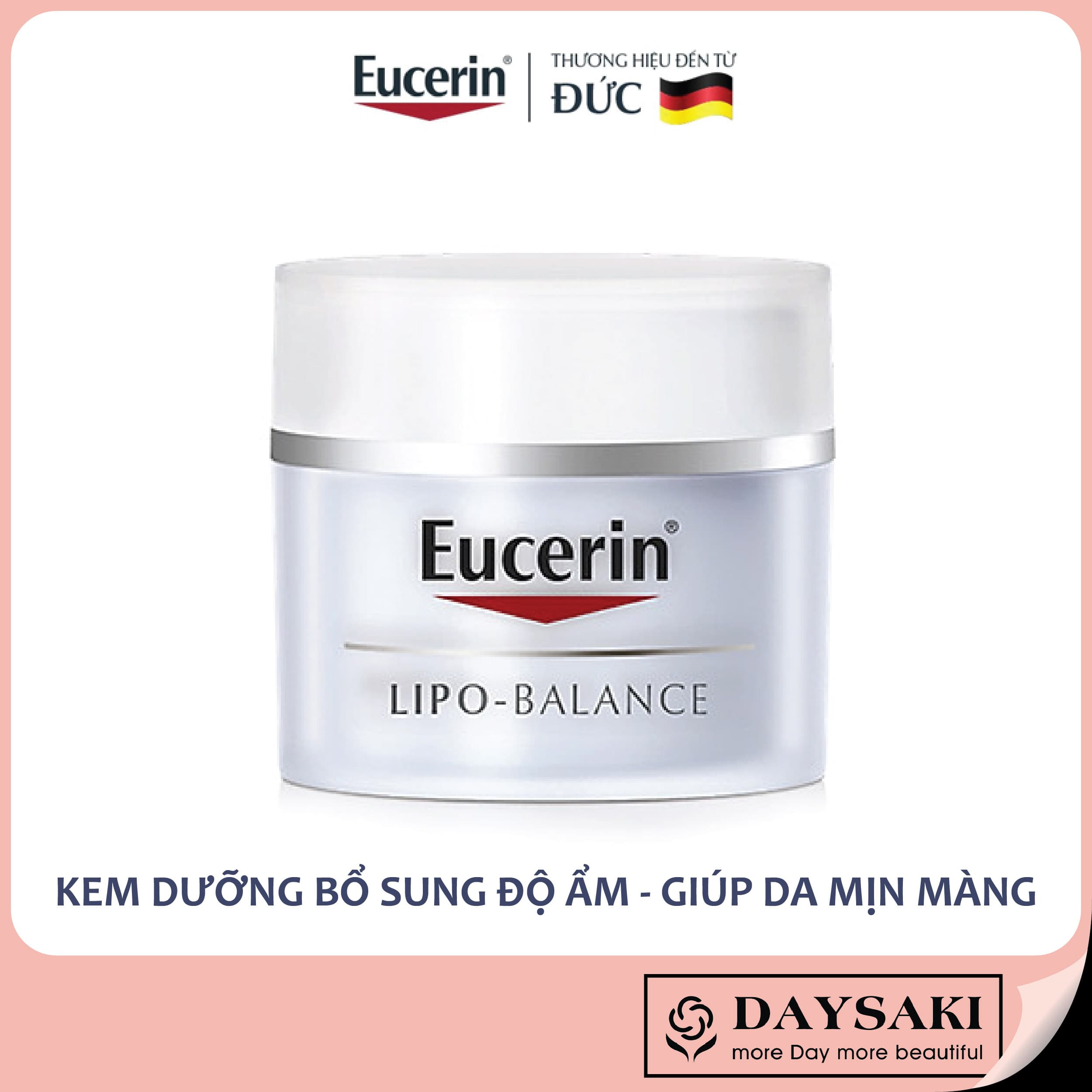 [HCM]Eucerin Kem Dưỡng Ẩm Chuyên Sâu Dành Cho Da Khô Nhạy Cảm Lipo Balance 50ml