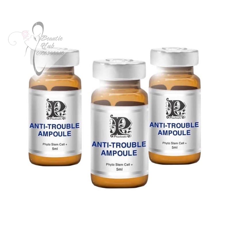 Tinh Chất Giảm Mụn Anti Trouble Ampoule Nuwhite Mibiti Prudente Professional Từ USA
