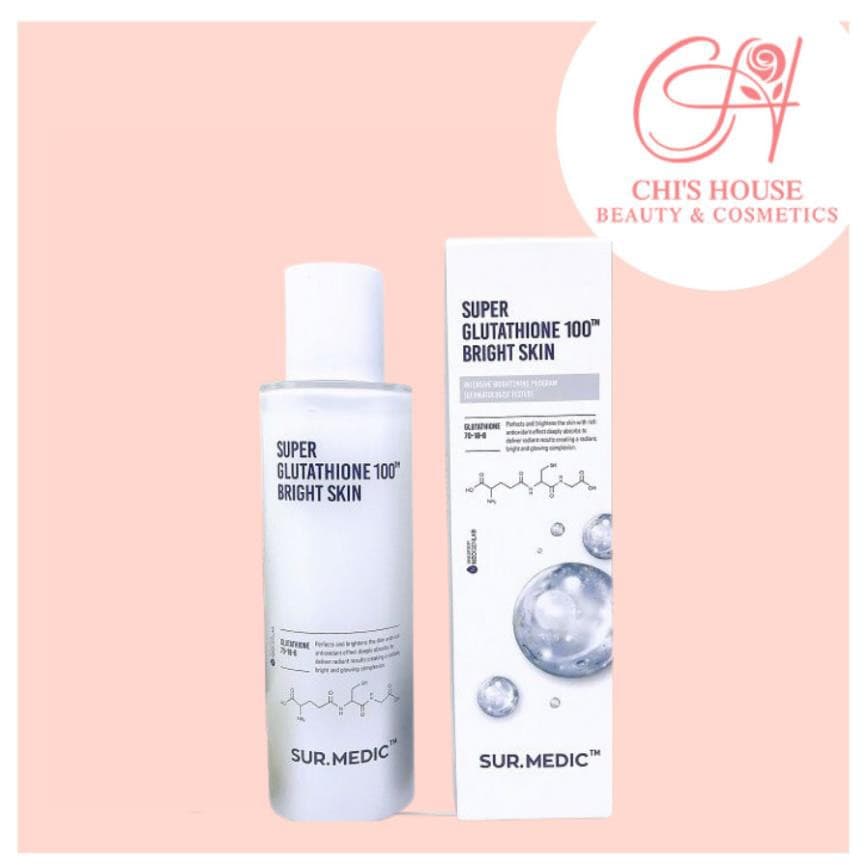 Toner Trắng Da Sur.Medic Super Glutathione 100 Bright Skin