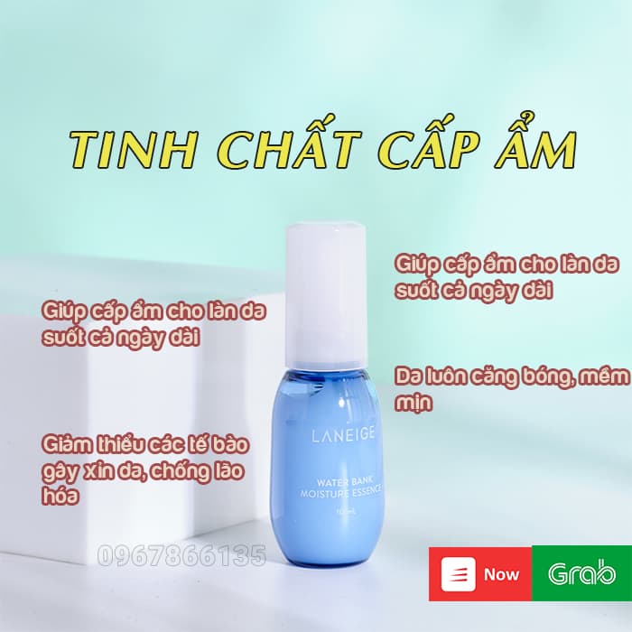 Tính Chất Cấp Ẩm Laneige Water Bank Essence 30ml