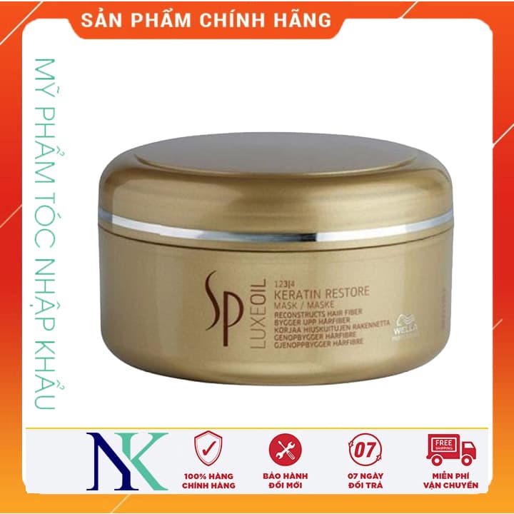 Mặt Nạ Dưỡng Phục Hồi Sp Luxe Oil Keratin Restore Mask 150Ml
