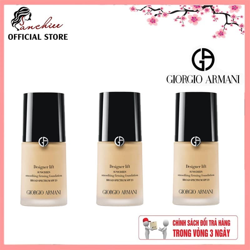 Kem Nền Gioorgio Arrmani Designer Lift Smoothing Firming Foundation SPF 20 (30ml)