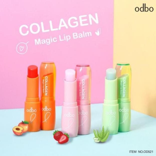 [HCM]Son dưỡng môi ODBO Collagen chính hãng Thái Lan- nữ hoàng của dưỡng môi.