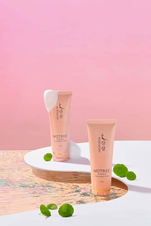 Sữa rửa mặt Rau Má Sâm MOTREE 100gr