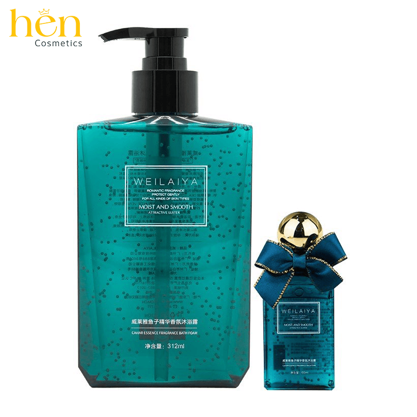 [HCM]Sữa tắm trứng cá tầm dưỡng ẩm hương nước hoa Weilaiya Chính Hãng 312ml (Kèm mini 60ml) - Cho làn da mềm mịn trắng hồng lưu hương dài lâu.