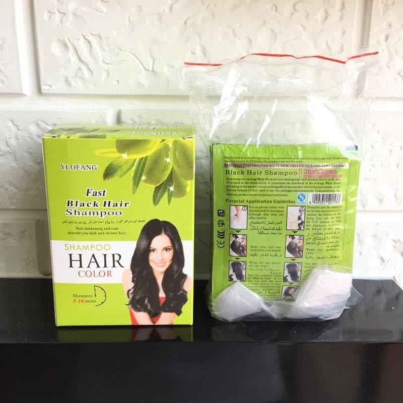 [HCM]Dầu gội đen tóc thảo dược Ylofang olive 30ml x 10 gói - HX1737 - Làm đẹp / Chăm sóc cá nhân / Chăm sóc tóc / Thuốc nhuộm tóc