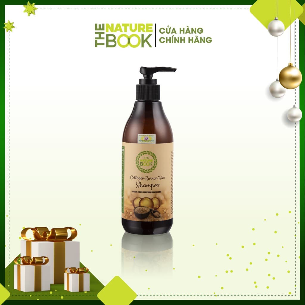 DẦU GỘI COLLAGEN GẠO LỨT - The Nature Book