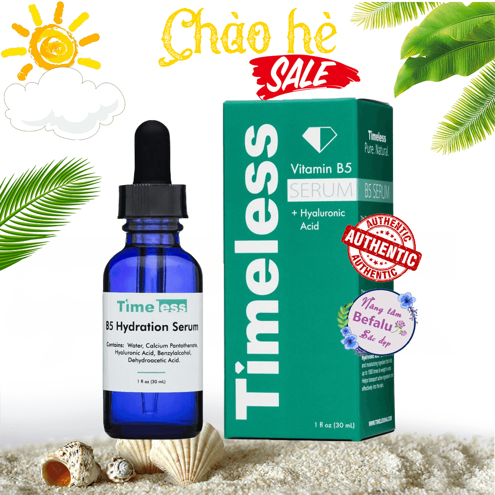 Tinh Chất Cấp Nước Phục Hồi Da TIMELESS B5 Hyaluronic A.cid
